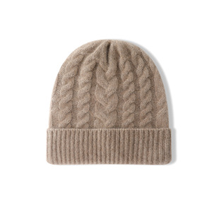 Wool Hat Men's and Women's Warm Thickened Men's Wool Hat Cashmere Knitted Hat Outdoor Riding Cold-proof Ear Protection Winter Hat