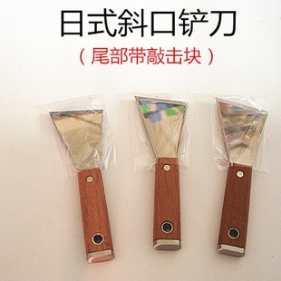Japanese-style thickened stainless steel blade can be tapped to cut the blade blade beech handle a knife more durable
