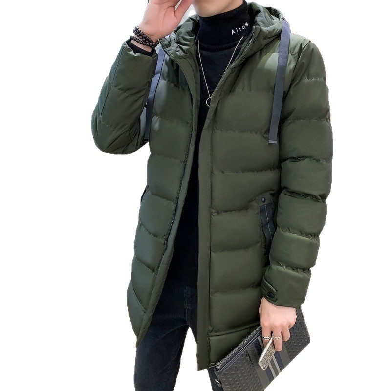 Transfronterizo 5XL - 8X chaqueta de algodón de pluma para hombres otoño y invierno grueso chaqueta de algodón cálida para hombres suelta chaqueta de algodón a prueba de frío chaqueta de tamaño extra