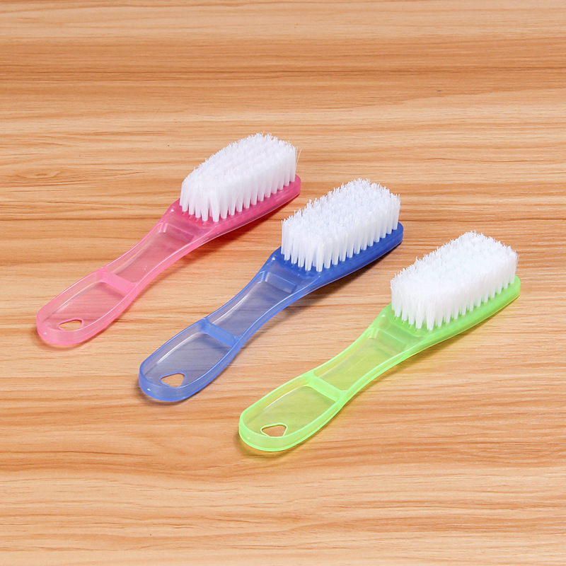 Limpieza del hogar cepillo de lavandería de plástico de color no puede colgar zapatos cepillo de zapatos multifuncional cepillo de cerdas suaves de alta densidad