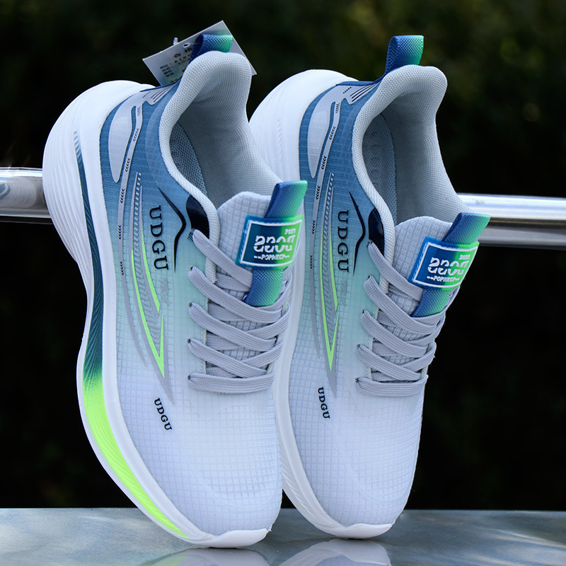 [Aumento de altura y delgado] zapatos de correr de hombre ligeros primavera / verano 2025 zapatos casuales de malla transpirables zapatos deportivos de hombre versátiles image 9