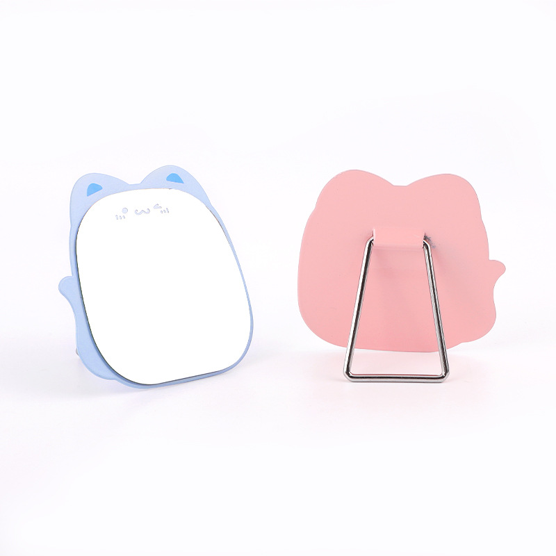 Mini espejo de escritorio espejo de dibujos animados espejo de vestir espejo de pared de escritorio pequeño espejo