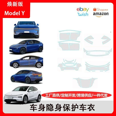 Car paint protective film — Tesla Model Y