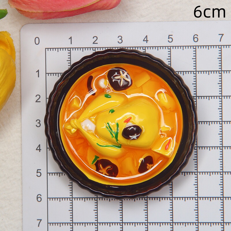 2025 新中国料理鍋シミュレーション食品おもちゃ冷蔵庫マグネット樹脂 DIY 冷蔵庫マグネットアクセサリー工場直接販売|undefined