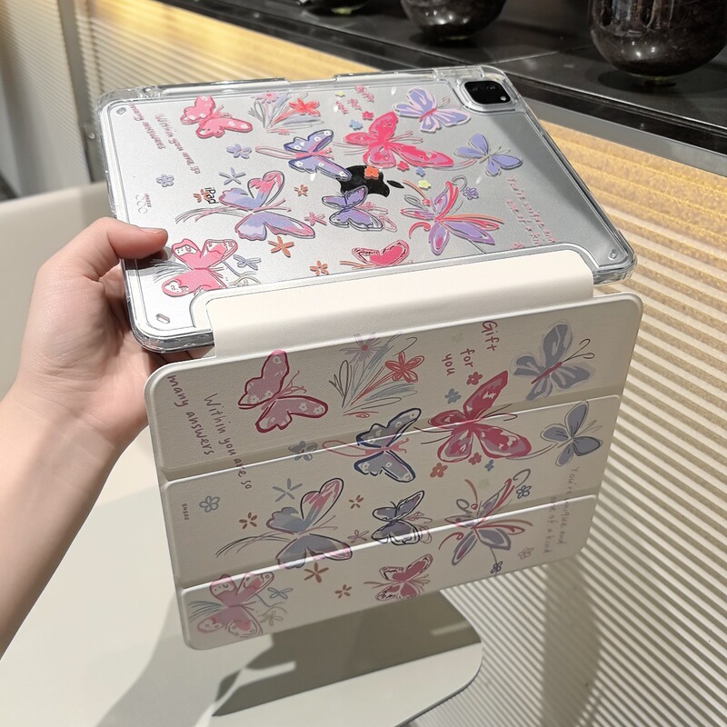 Ipada16 Tablet Protective Cover 11 Butterfly 70% off Mini with Pen Slot Pro All-Inclusive Air10.9 Adsorption 10.2