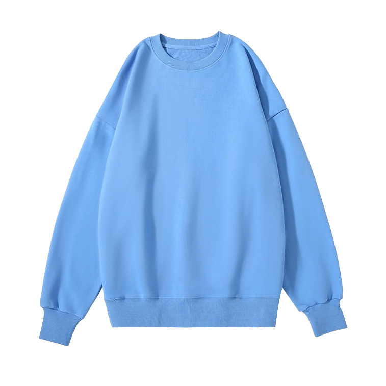 純綿スウェットシャツ カスタム 380g ヘビーウェイト ドロップショルダー ラウンドネック スウェットシャツ 秋冬 大きいサイズ カジュアル カスタムスウェットシャツ ロゴ印刷
