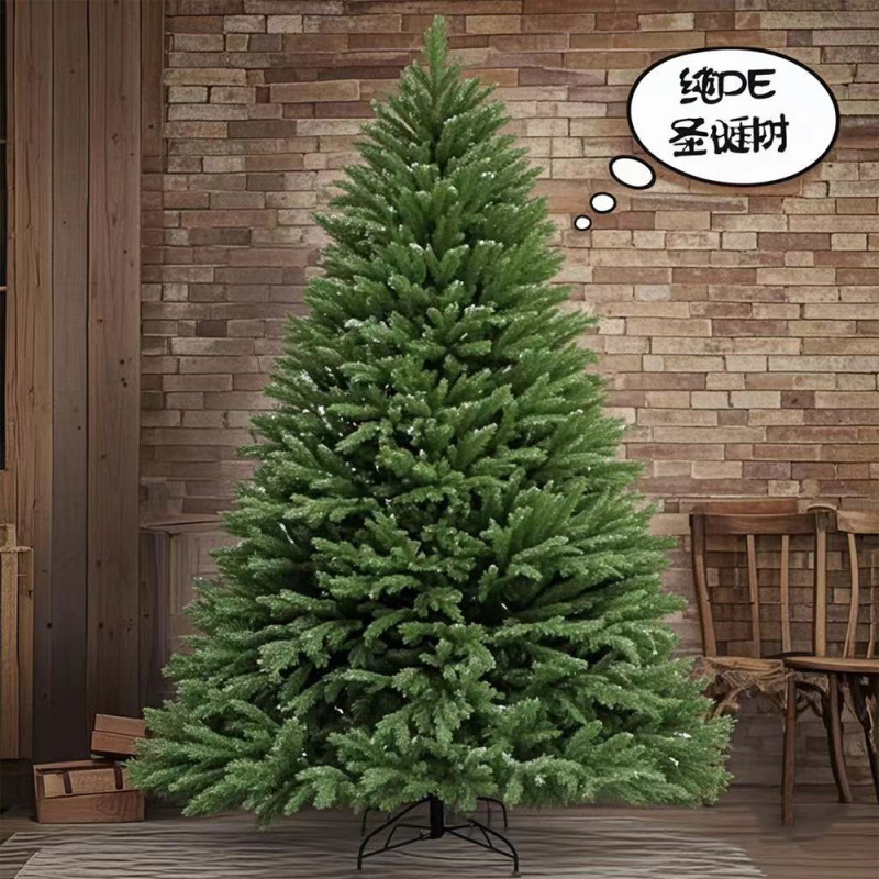 高級PEクリスマスツリーシミュレーション暗号化ライト付きクリスマスツリー大型ツリークリスマスショッピングモール装飾|undefined
