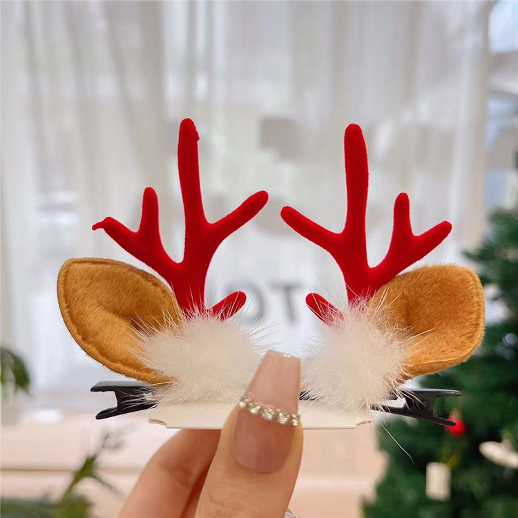 55g Weight Christmas Festival Women's Gender Cute Style Cute Women's Hair Clips 19