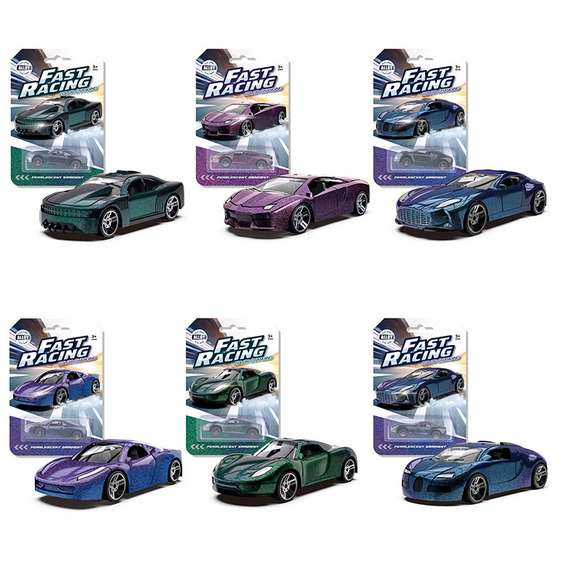 Free Shipping Gradient Color Alloy Car Model 1:60 Pull-Back Toy Car Colorful Pearlescent Chameleon Boy Toy Cross-Border Free Shipping Gradient Color Alloy Car Model 1:60 Pull-Back Toy Car Colorful Pearlescent Chameleon Boy Toy Cross-Border