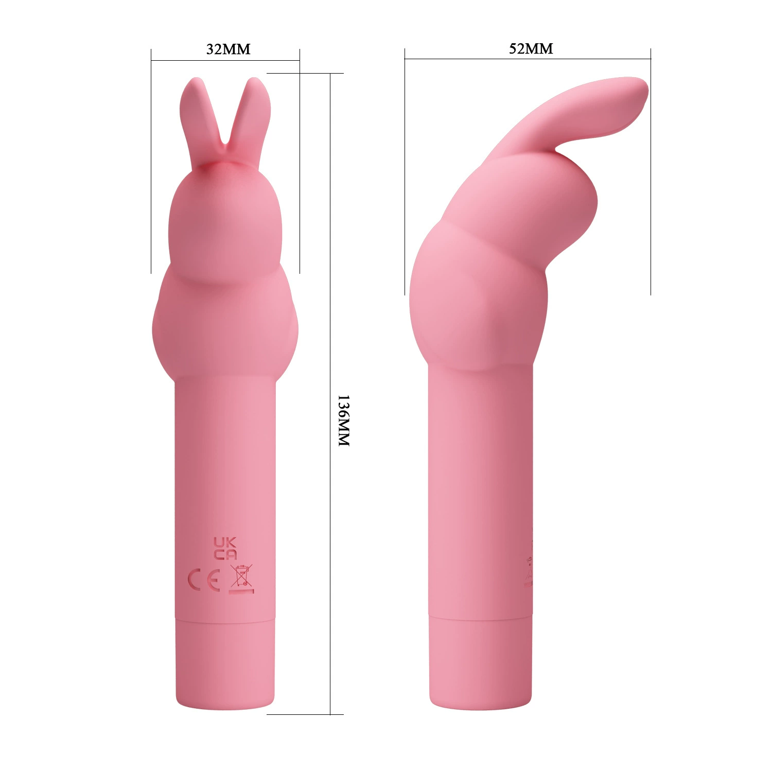 Paila Silicone Vibrator 10-frequency vibration using 1-cell No. 5 battery 300008