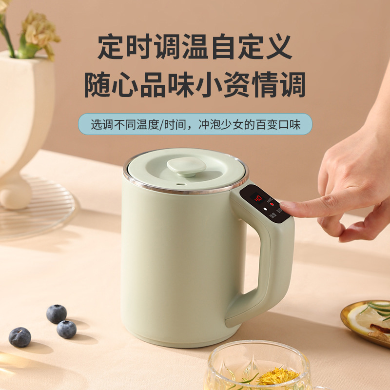 Travel Small Portable Water Kettle Cooking Electric Hot Cup Adjustable Temperature Constant Temperature Brewing Coffee Dormitory Electric Hot Water Kettle