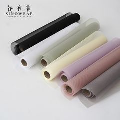 Korean style matte soft light gauze flower bouquet packaging mesh lined floral art bag flower gauze flower shop material