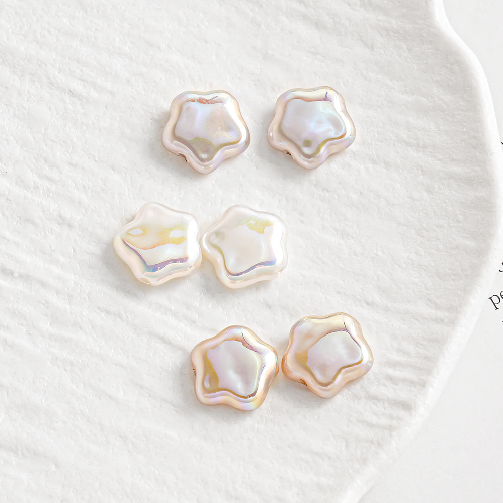 30 ABS Barroco Alien Clover Star Flor con cuentas Pulsera de bricolaje Accesorios de joyería Lote suelto