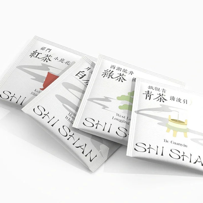 精美彩印小批量不同图案茶叶镀铝小泡袋