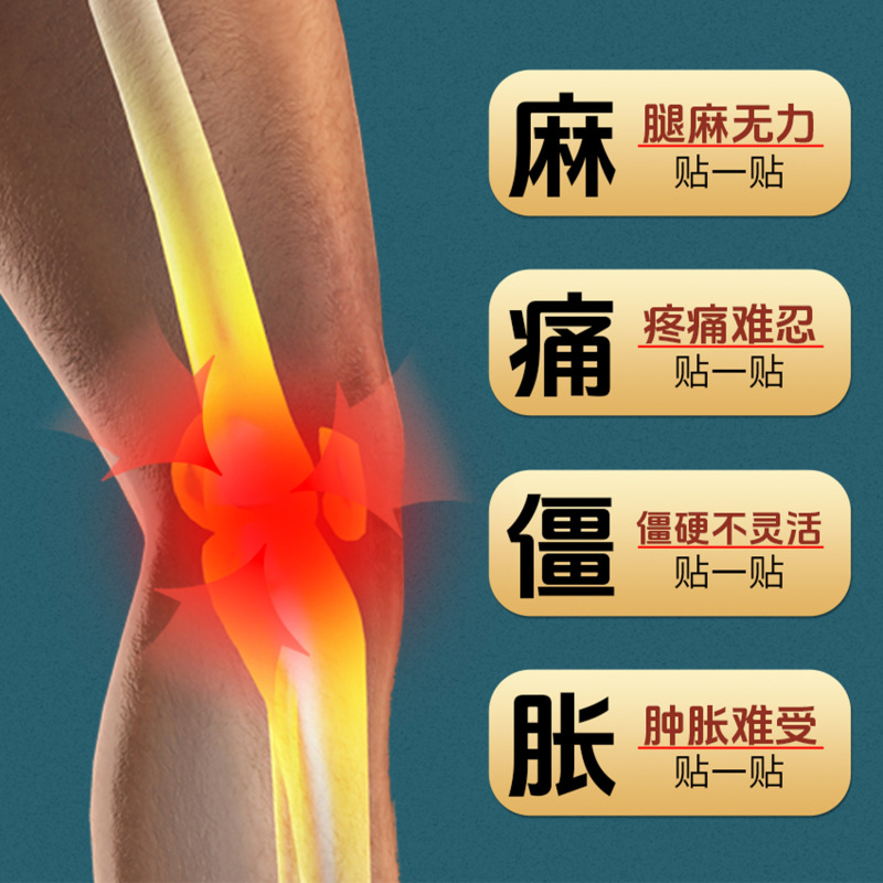 陝西省李時鎮石膏膝パッチ遠赤外線磁気治療パッチ半月板損傷クリーム打撲傷石膏パッチ|undefined