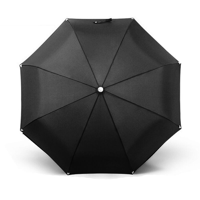 Paradise 3331E Black Upgraded Version Folding 8-Rib Automatic Large Umbrella Wholesale_voghion.com