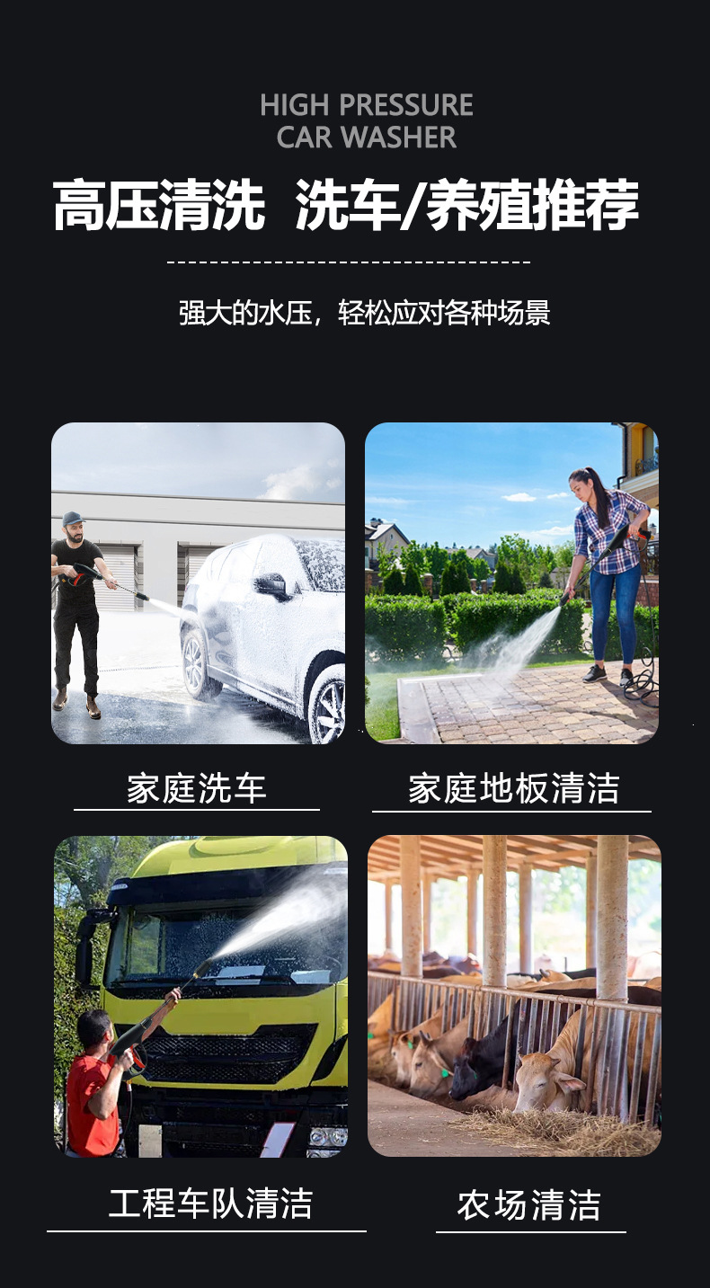 High Pressure Car Washer F4-220v 3200W