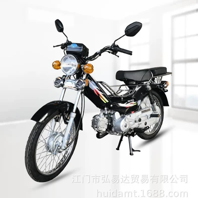 48CC Curved Beam Motorcycle, Brand New Fuel-Powered Straight Beam Light Motorcycle, Model 70, Fuel-Saving, Suitable for Fishing and Commuting (Motosikletlər)