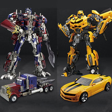 大黄蜂威合金版将变形机器人玩具放大战刃汽车金刚擎天模型柱男孩