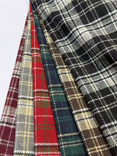 粗纺呢绒  现货供应 大格子毛呢面料  秋冬服装面料 厂家直销