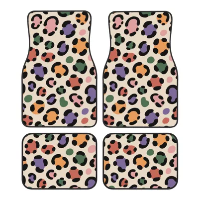 Mats for Front and Rear: Universal Foot Pad - 711290921743827968-4-piece-set