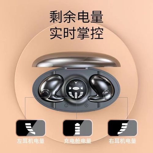 跨境夏新MD538真无线睡眠蓝牙耳机双耳迷你超薄诺必行降噪睡觉专