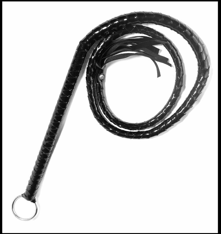 Jiuai SM PU Leather Whip 135cm Adult Sensory Play Tassel Whip — detail image 7