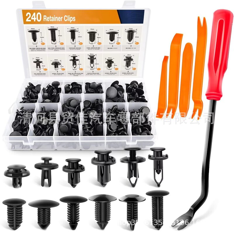 in stock 240PCS boxed buckle is suitable for Honda Toyota car buckle 12 kinds of mixed parts boxed buckle in stock 240PCS boxed buckle is suitable for Honda Toyota car buckle 12 kinds of mixed parts boxed buckle