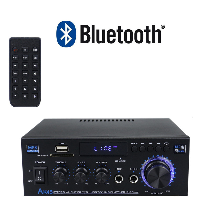 Bluetooth機能再生機2.0チャンネルAK45デジタル機能再生機bluetooth usbメモリ機能再生機2チャンネルアンプメーカーが承認した|undefined