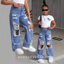 跨境外贸童装牛仔裤杂款批发儿童KIDS JEANS亚马逊shein童装尾货