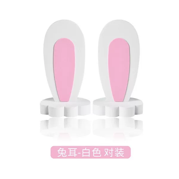 Two white rabbit ears