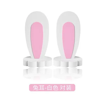 Other Car Modifications ornaments car modification personality - white-rabbit-ears-two