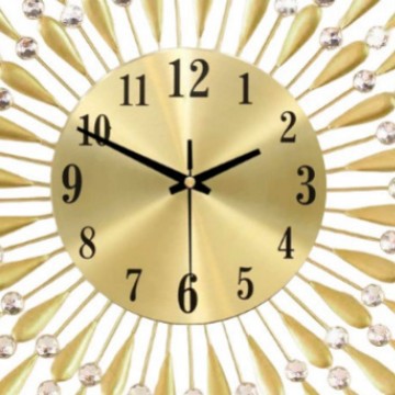 Reloj de pared creativo con diseño de cielo estrellado y gotas de agua, estilo europeo, decoración sencilla para sala de estar, silencioso, moderno y minimalista.