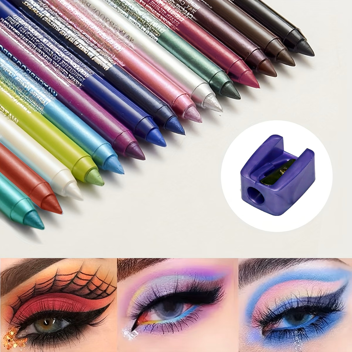 Exclusively for Cross-Border Sales, Davis 15-Color Mixed Eyeliner Pen and Gel Eyeliner Pen, 25 Colors Available