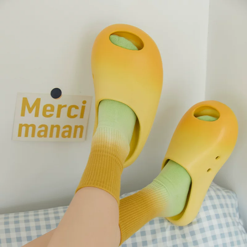 Summer non-slip slippers for bath, for beloved