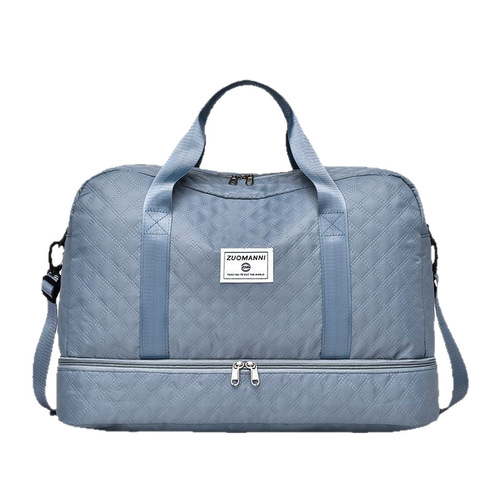 Cross-border fitness bag for women, high-end dry-wet separation, business trip storage, cross-body sports, large capacity luggage bag, travel bag