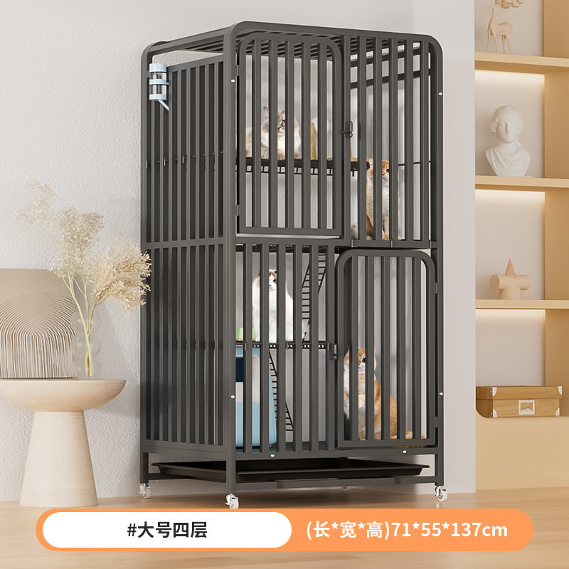 오각형 사각관 보강-특대 4층 71*55*137 검정색