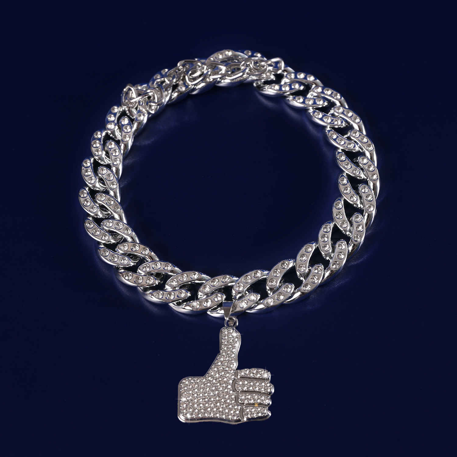 Comercio exterior mascotas collar de diamantes cubano ajustable dólar corona KING collar de lucha hip-hop gato perro