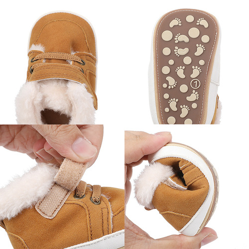 Love Aile 0-1 years Winter Cotton Shoes Velcro Baby Shoes Toddler Shoes Infant Shoes Baby Toddler Shoes
