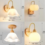 Японское ретро бра для кровати для гостиной, современный и минималистичный светильник для коридора