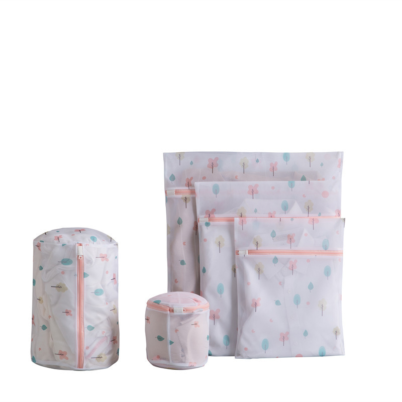 Juego de cinco piezas de árbol colorido (pequeño, mediano, cilindro, bolsillo para el pecho)