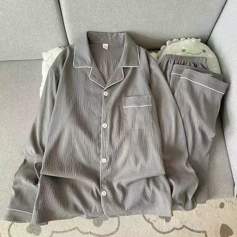 남성용 구름 모양 더블 롱 그레이 (남성용 구름 모양 이중 롱 그레이)