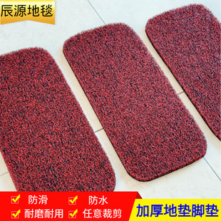 Customized Wire Loop Carpet Pvc Non-Slip Floor Mat Home Corridor Hall Door Mat Hot Melt Wire Loop Car Floor Mat Roll Material