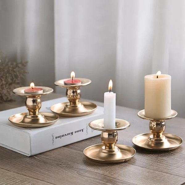 metal golden candle