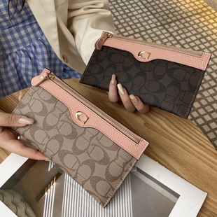 Long Wallet for Women 2025 New Fashion Trendy Ultra-Thin Wallet High-End Compact Popular Niche Design Mobile Phone Bag