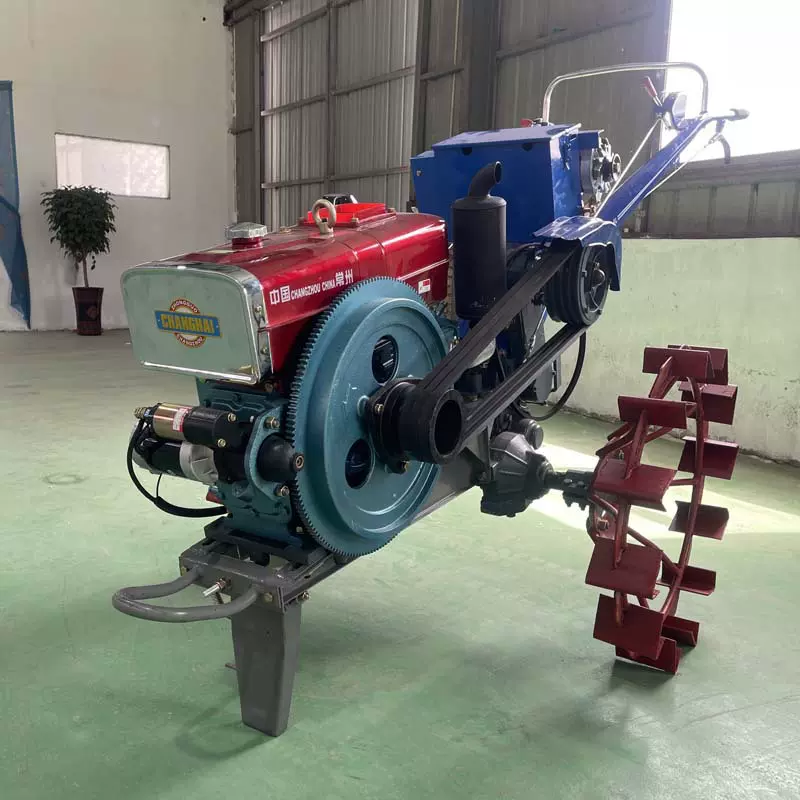 精品常州东风151底盘手扶拖拉机电启动水冷18马力农用耕田犁地机