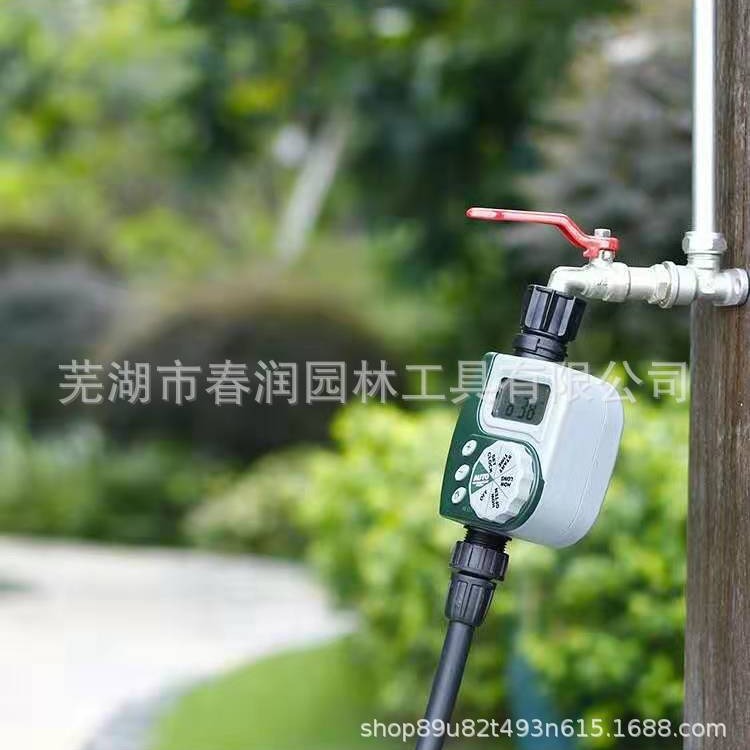 欧米の屋外の庭園の灌漑のコントローラーの電池の弁のタイマーの花園は自動的に花の制御弁に水をやります。