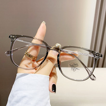 2024新款TR个性防蓝光平光镜 男女款时尚网红素颜近视眼镜框1106