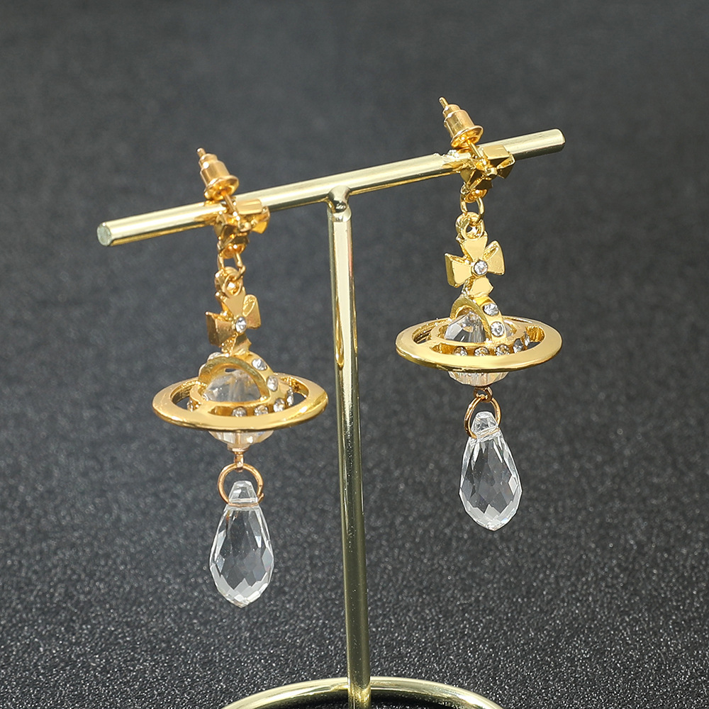 골드 토성 귀걸이 ES379