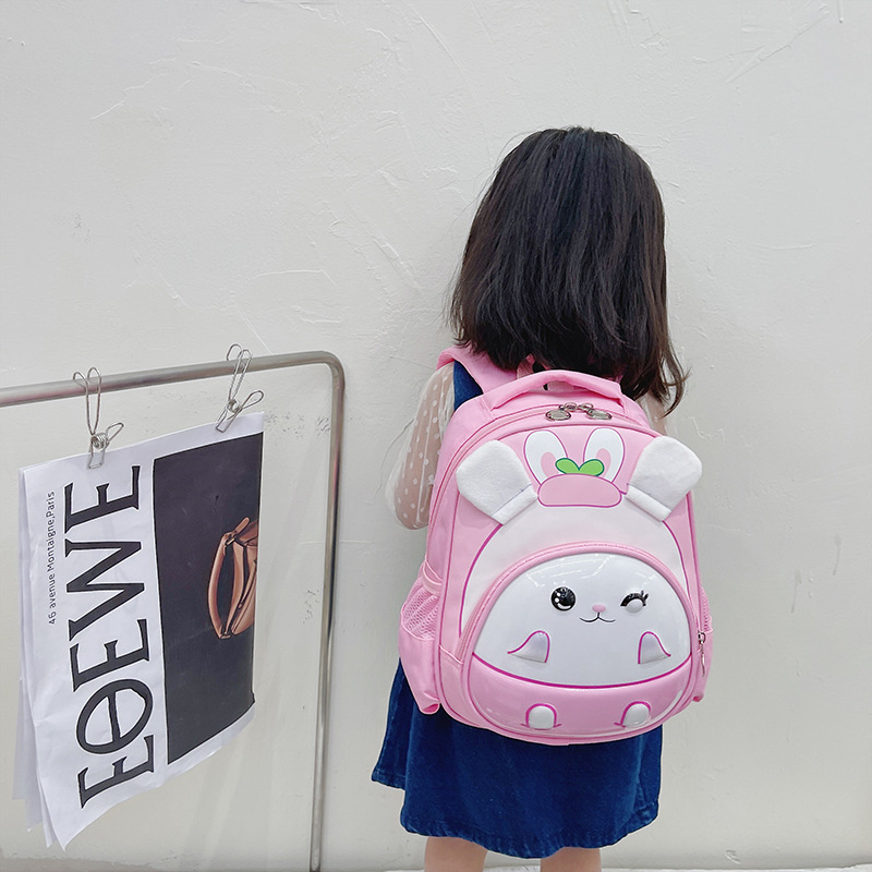 Mochila escolar primaria para niña 2024, nueva mochila escolar de dibujos animados, linda, para jardín de infantes, de 5 a 9 años, mochila infantil tipo concha